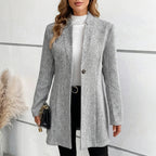 Natalie – Women's Y2K Button Front Coat