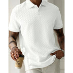Ethan – Solid Color Short-Sleeve Polo Shirt