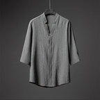 Ethan – Men’s V-Neck Short-Sleeve Sportswear Set