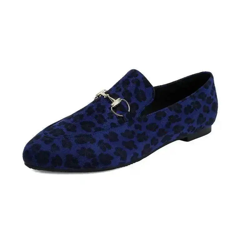 Clara – Leopard Print Pointed-Toe Loafers