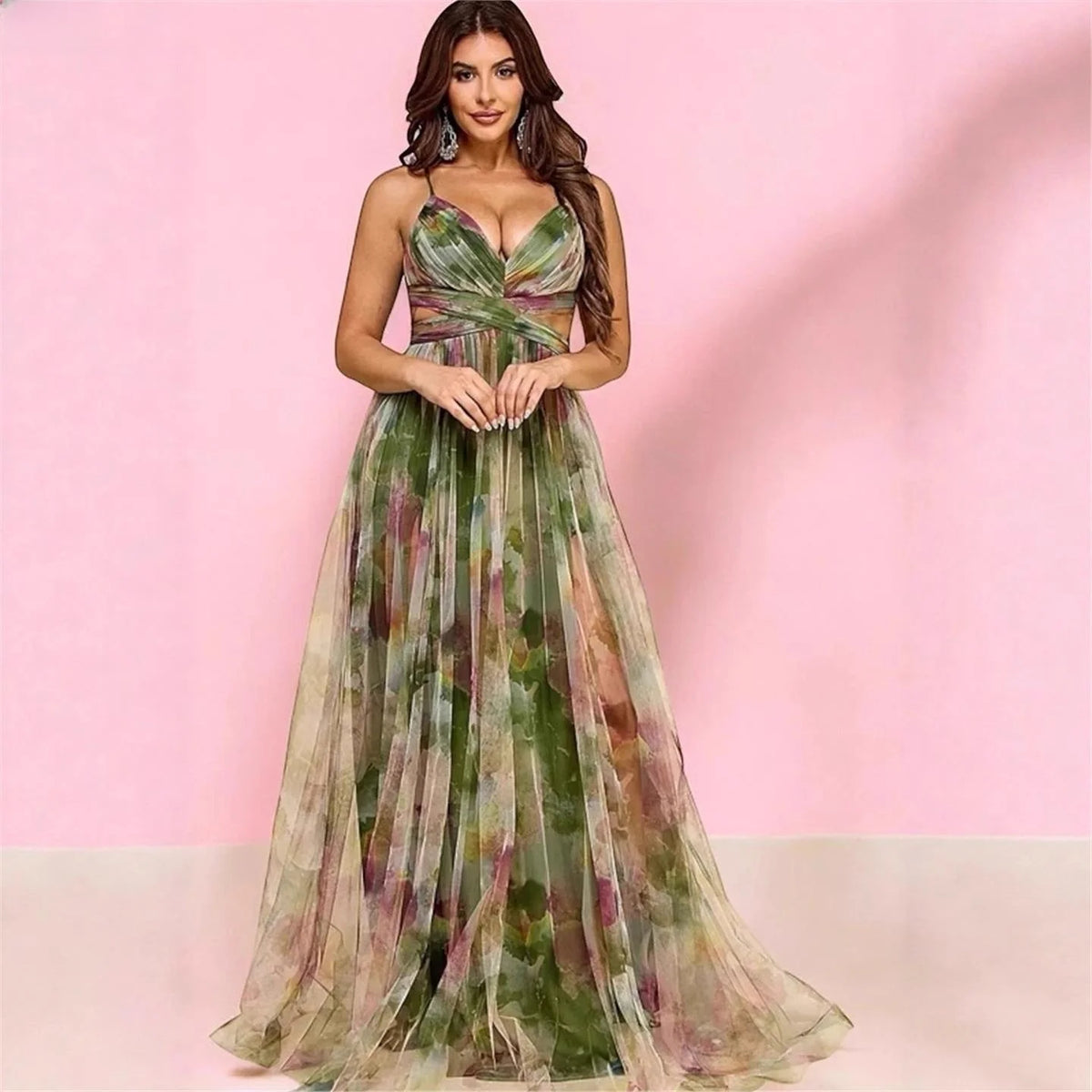 Lauren – Floral Off-Shoulder Holiday Dress