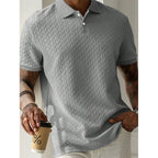 Ethan – Solid Color Short-Sleeve Polo Shirt
