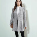 Natalie – Women's Y2K Button Front Coat