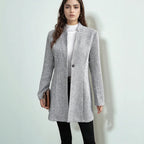 Natalie – Women's Y2K Button Front Coat