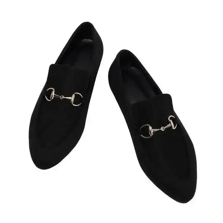 Clara – Leopard Print Pointed-Toe Loafers