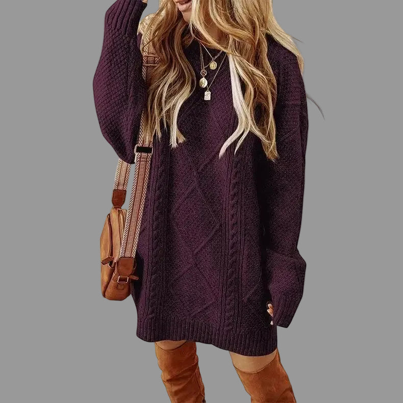 Jordan – Parchment Cable Knit Sweater