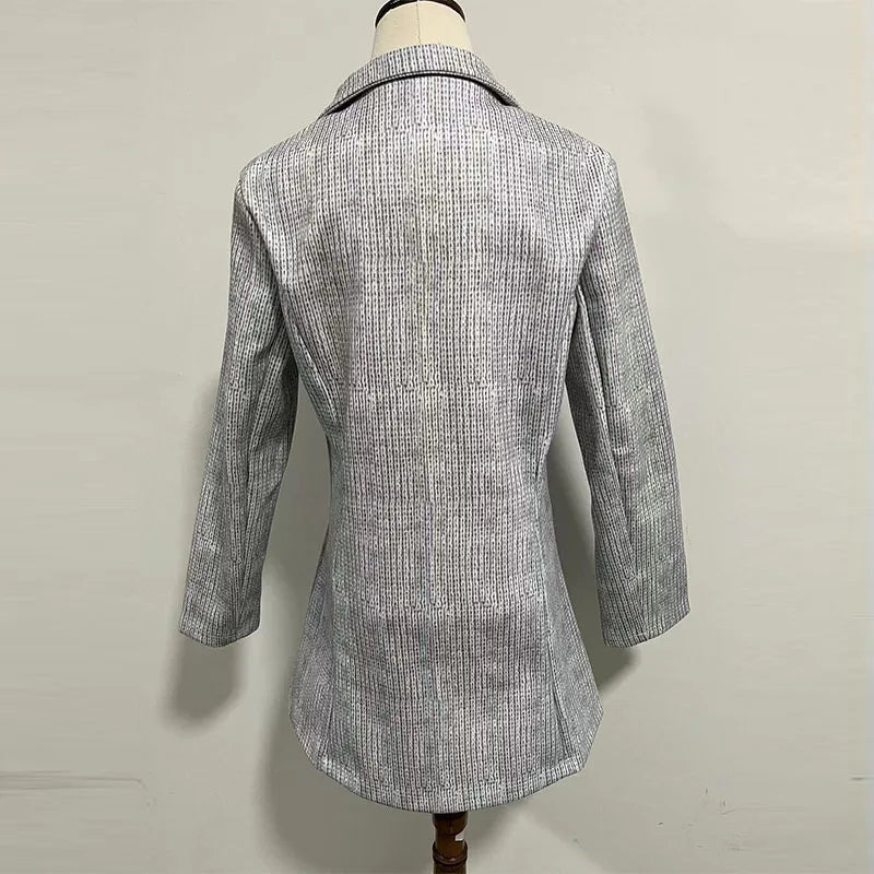 Natalie – Women's Y2K Button Front Coat
