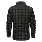 Ethan – Men’s Fleece-Lined Plaid Shirt Jacket