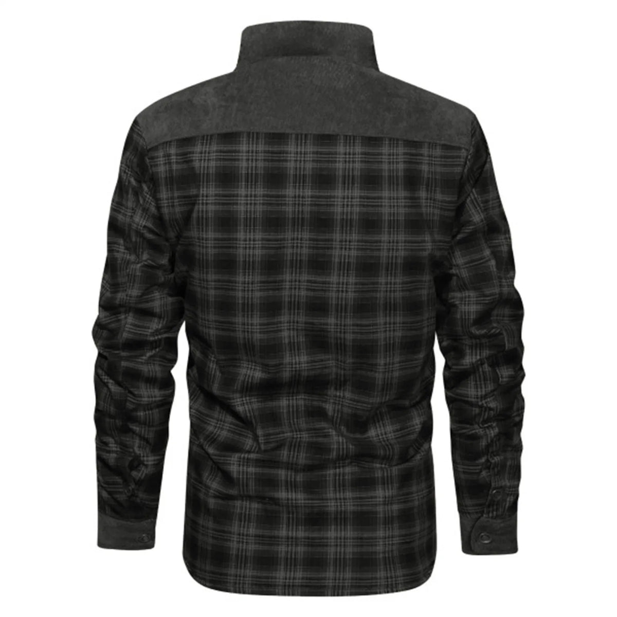 Ethan – Men’s Fleece-Lined Plaid Shirt Jacket